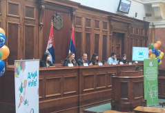 5 October 2020 National Assembly Speaker Ivica Dacic at the opening of the Student Parliament session organised as part of Children’s Week events